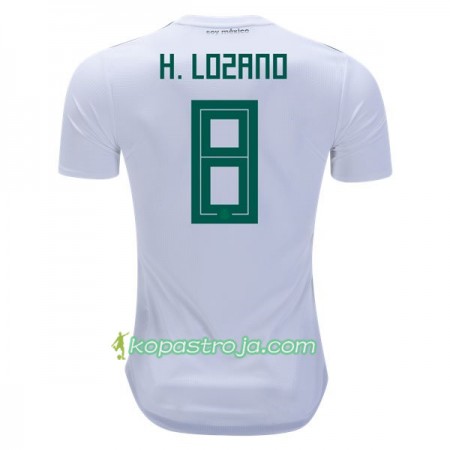 Billiga Fotbollströjor Mexiko H.Lozano 8 VM 2018 Borta tröja